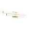 Z-Lite Zane Vanity, 2-Light, 25 In.W x 2.5 In.L x 5 In.H, Modern Gold/Frosted 1008-25W-MGLD-LED - alternate 3